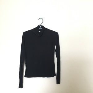 black turtle neck
